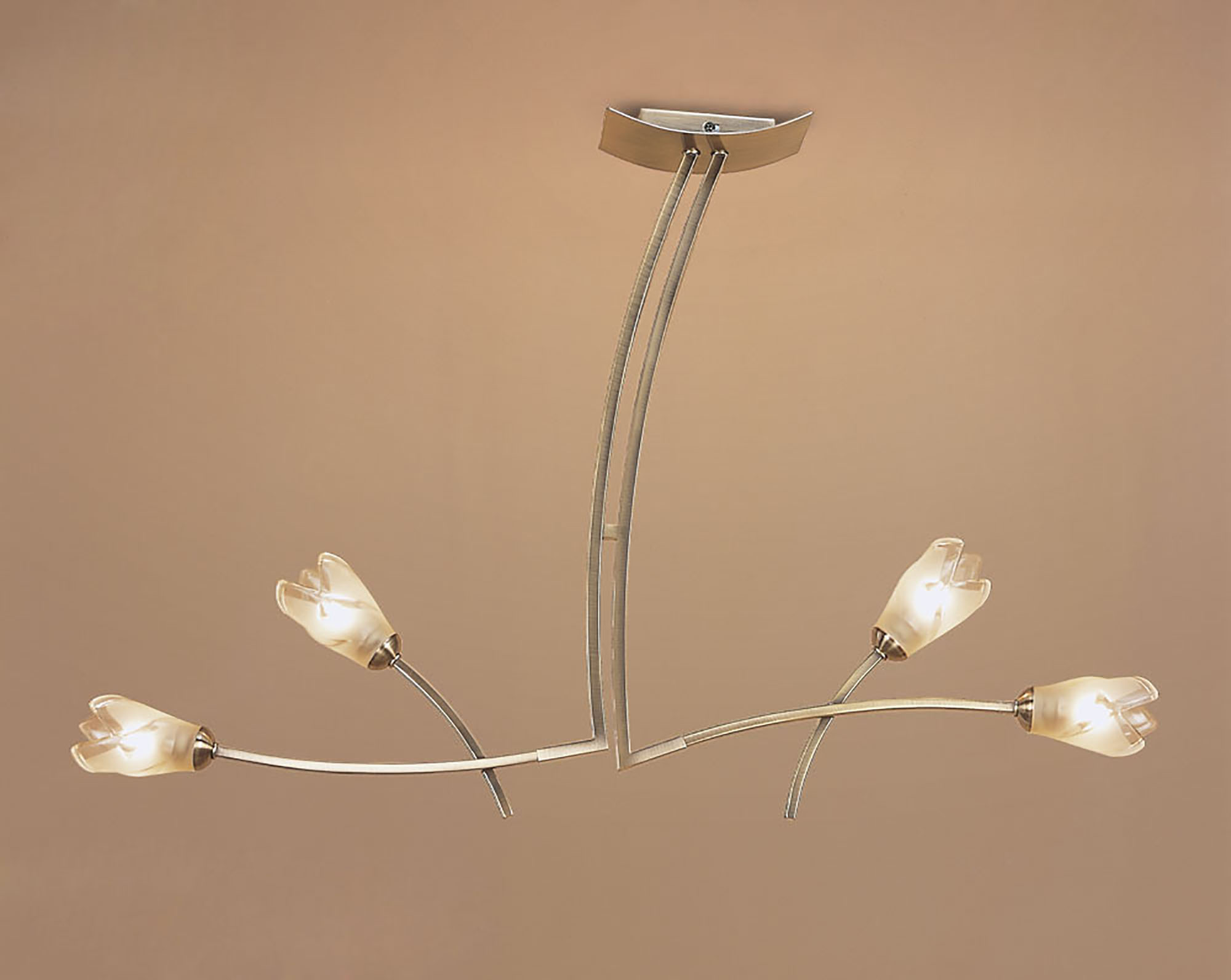 Pietra Antique Brass Ceiling Lights Mantra Linear Fittings